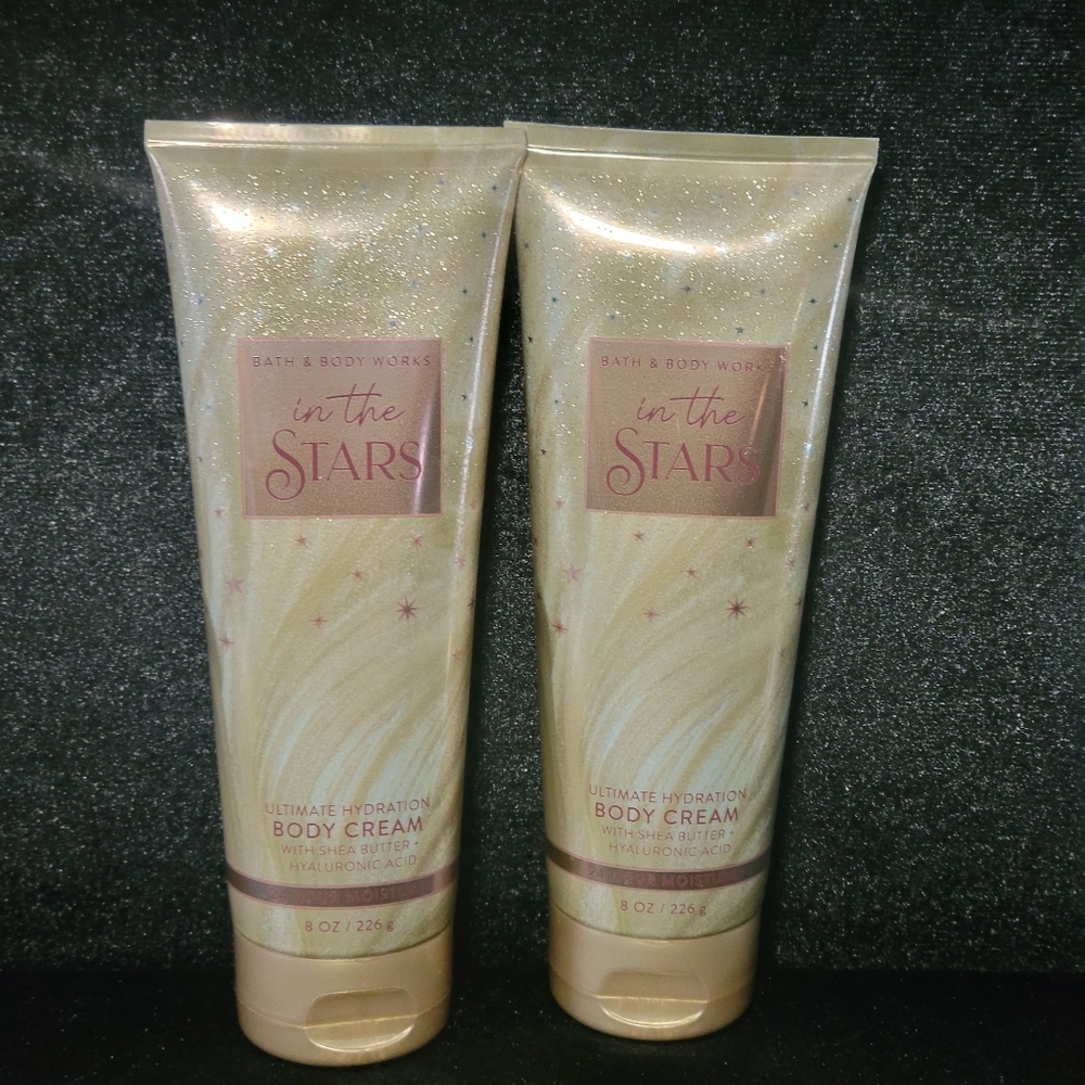 New 2 Bath & Body Works In The Stars Body Cream X 2